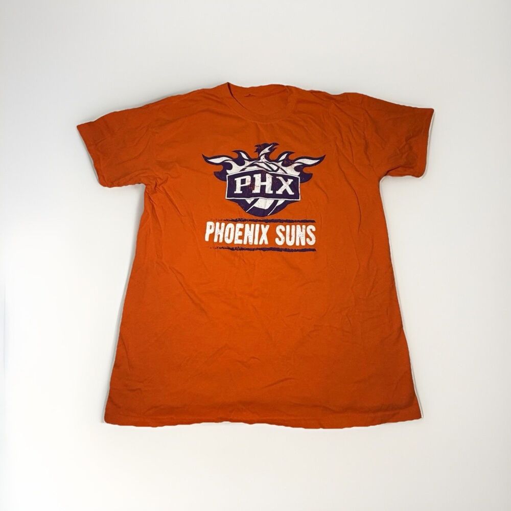 Phoenix Suns PHX T-Shirt XL Orange NBA Basketball Graphic Tee